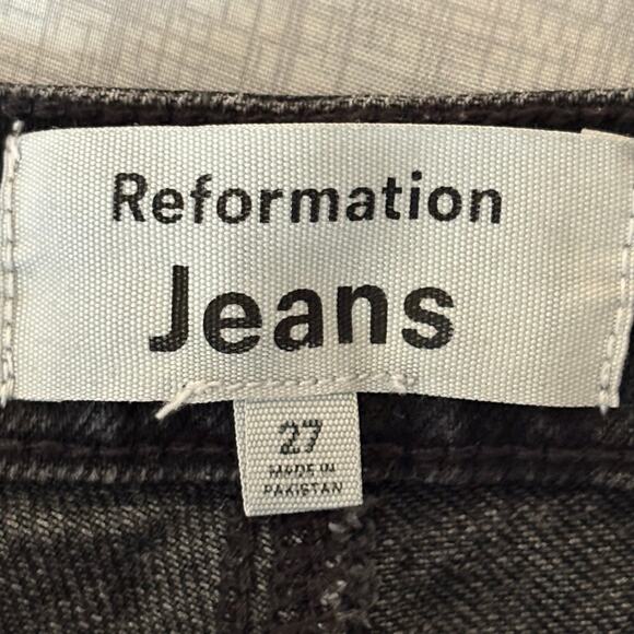 Reformation Straight Leg High Rise Jeans - 27 Waist - Excellent Condition - Picture 6 of 7